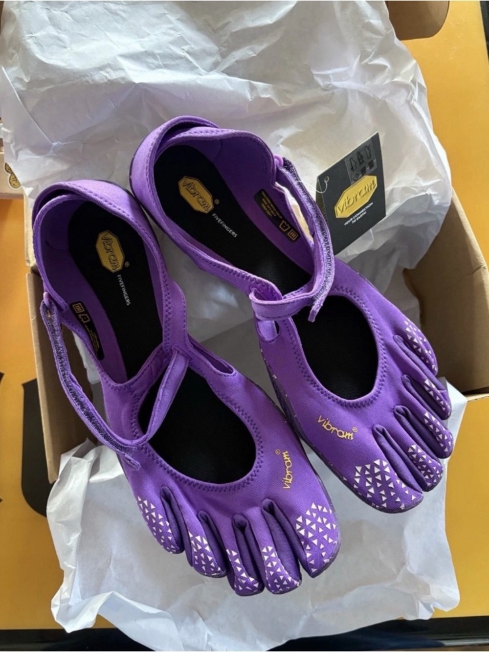 Vibram Women's Purple Five-Finger Mary Jane Athletic Shoes
